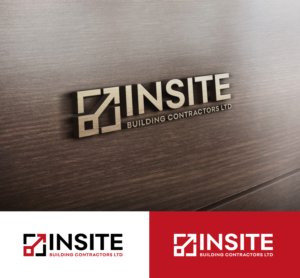 Insite  (Larger text) Building Contractors Ltd (sub text) | Logo Design by grrssn