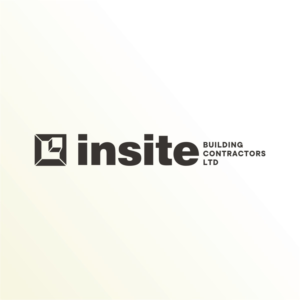 Insite  (Larger text) Building Contractors Ltd (sub text) | Logo Design by Ashani Bhattacharya
