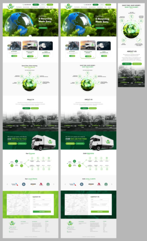 Web Design by Blue Sparrow for 1 Green Planet | Design: #27088667