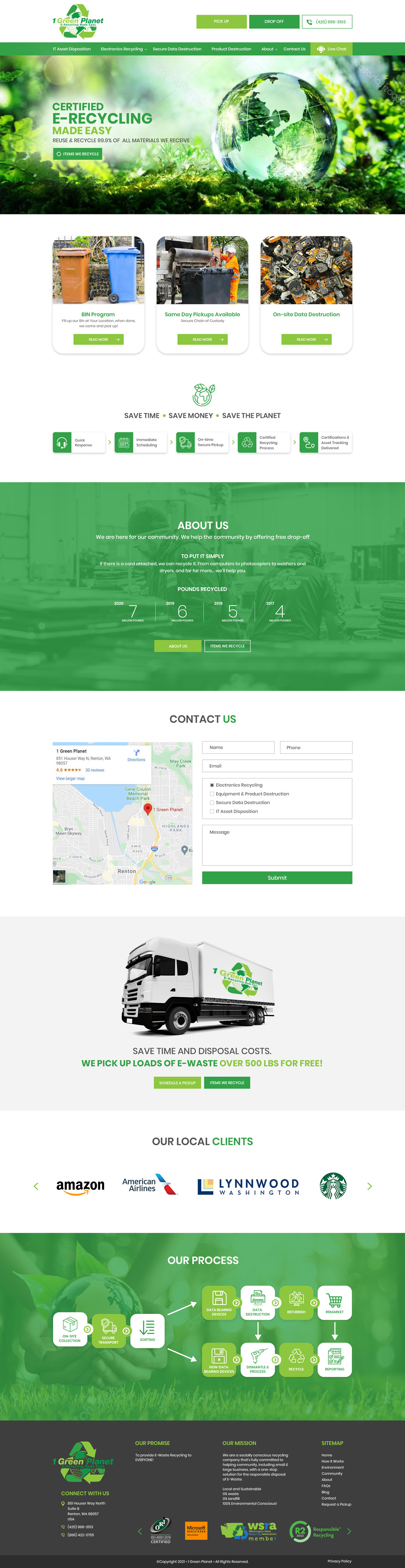 Diseño Web por Sandaruwan para 1 Green Planet | Diseño #26875253