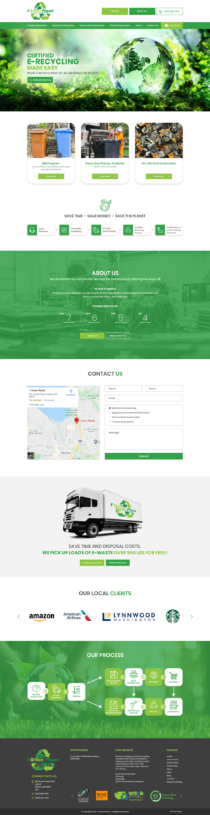 Web Design by Sandaruwan for 1 Green Planet | Design #26875253