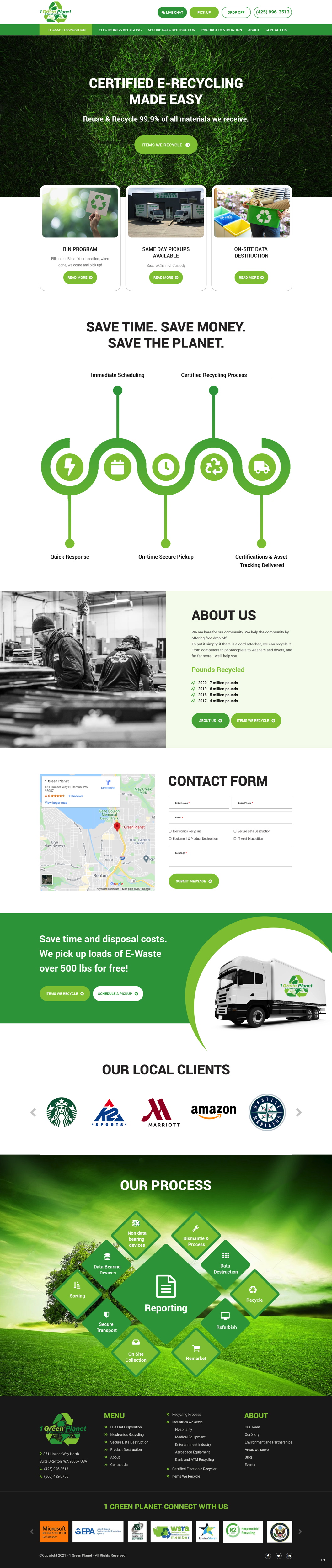 Web Design by pb for 1 Green Planet | Design #26862818