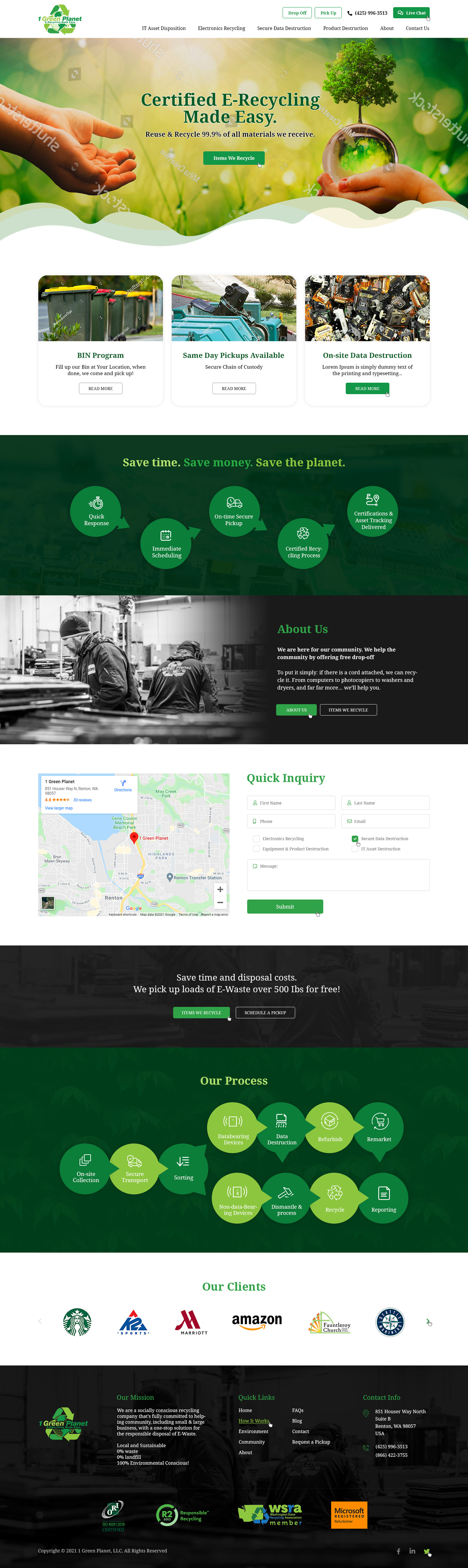 Web-Design von Ved Web Services für 1 Green Planet | Design #26893152