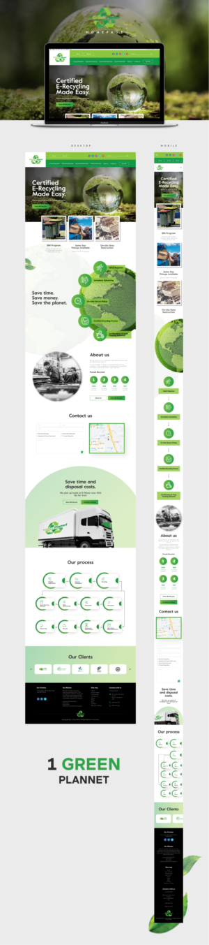 1GreenPlanet.com - website redesign | Web Design by Hazan Shaw
