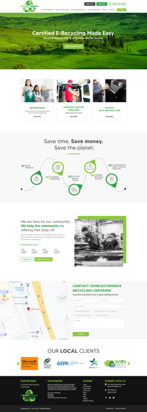 Web Design by Ayesha Khan for 1 Green Planet | Design #26872046