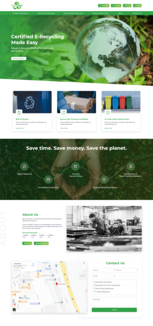 Web Design by ParimalBakrola for 1 Green Planet | Design: #26912929