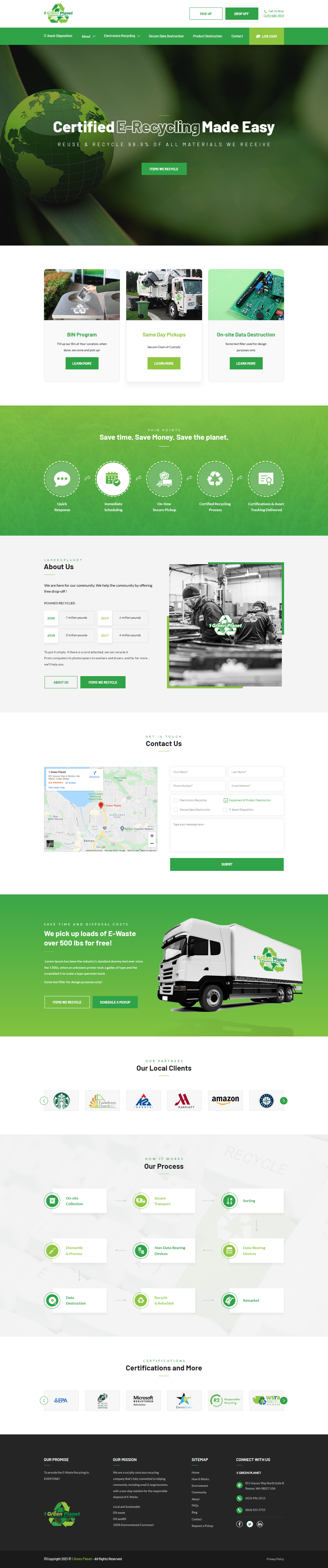 Web Design by PP² for 1 Green Planet | Design #26865173