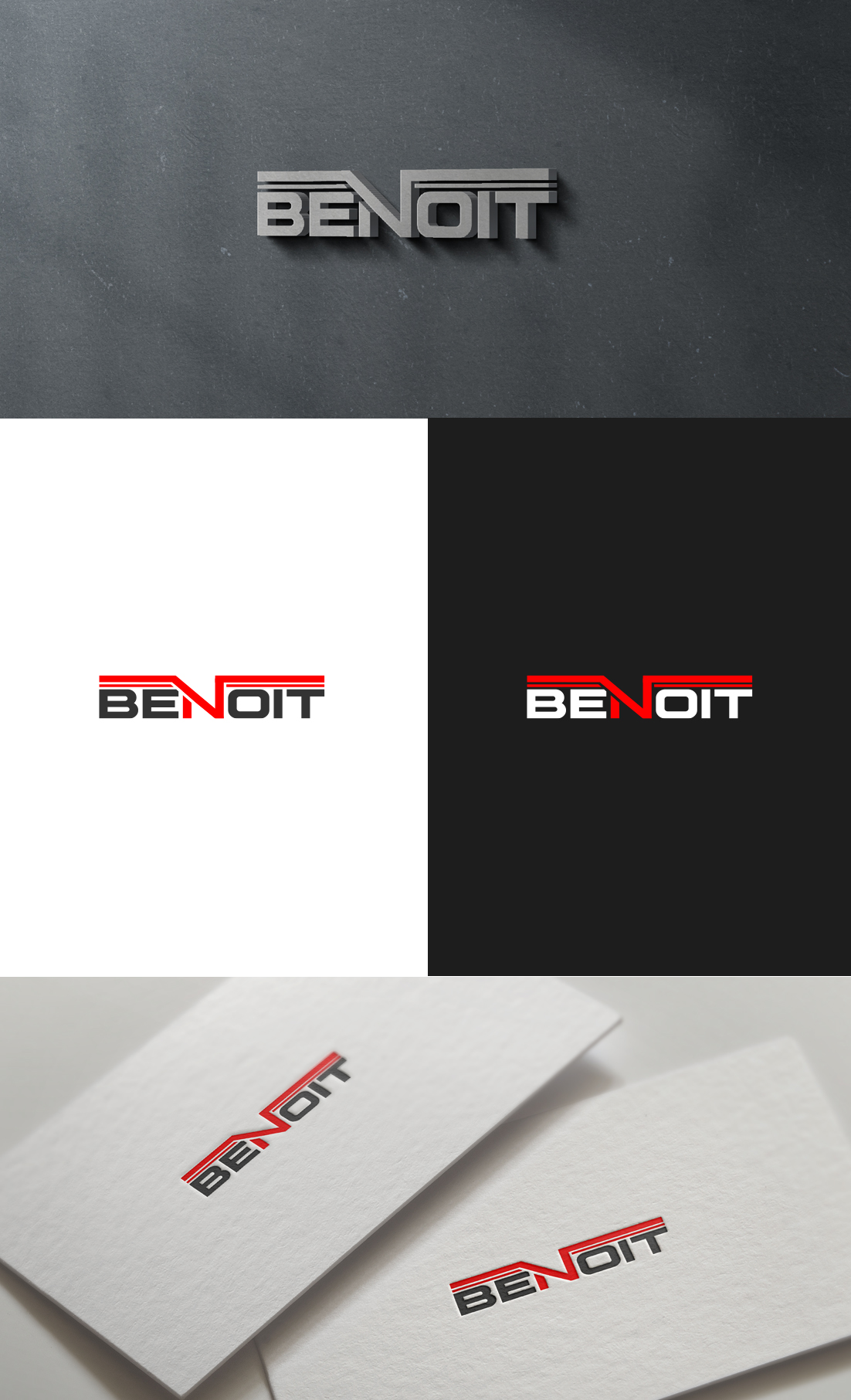 Logo Design by GLDesigns for Benoit Restoration & Remodeling Group LLC | Design #26853535