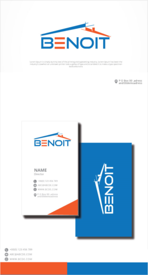 Logo Design by graphicevolution for Benoit Restoration & Remodeling Group LLC | Design: #26855663