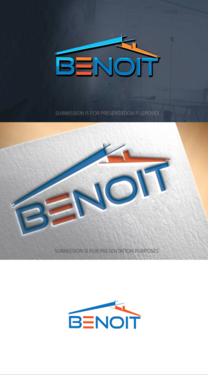 Logo Design by graphicevolution for Benoit Restoration & Remodeling Group LLC | Design: #26855664