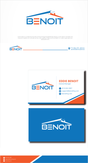 Logo Design by graphicevolution for Benoit Restoration & Remodeling Group LLC | Design: #26872962