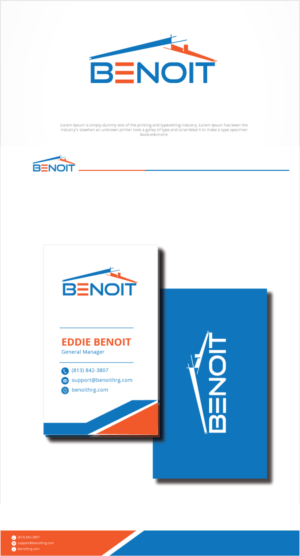 Logo Design by graphicevolution for Benoit Restoration & Remodeling Group LLC | Design: #26944690