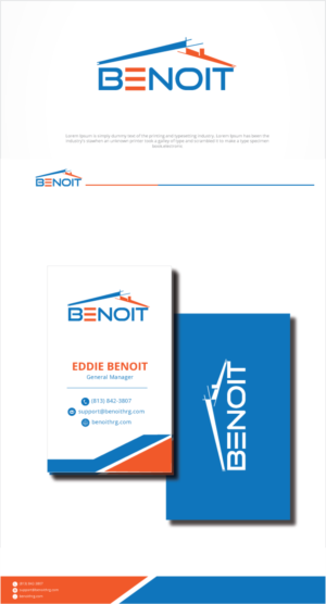 Logo Design by graphicevolution for Benoit Restoration & Remodeling Group LLC | Design: #26944691