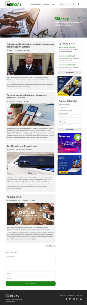 Web Design par pb pour ce projet | Design : #26857832