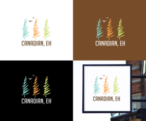 Canadian, EH is the name of the brand but not sure if I want to incorporate it into the logo or not | Design de Logo par step forward 2