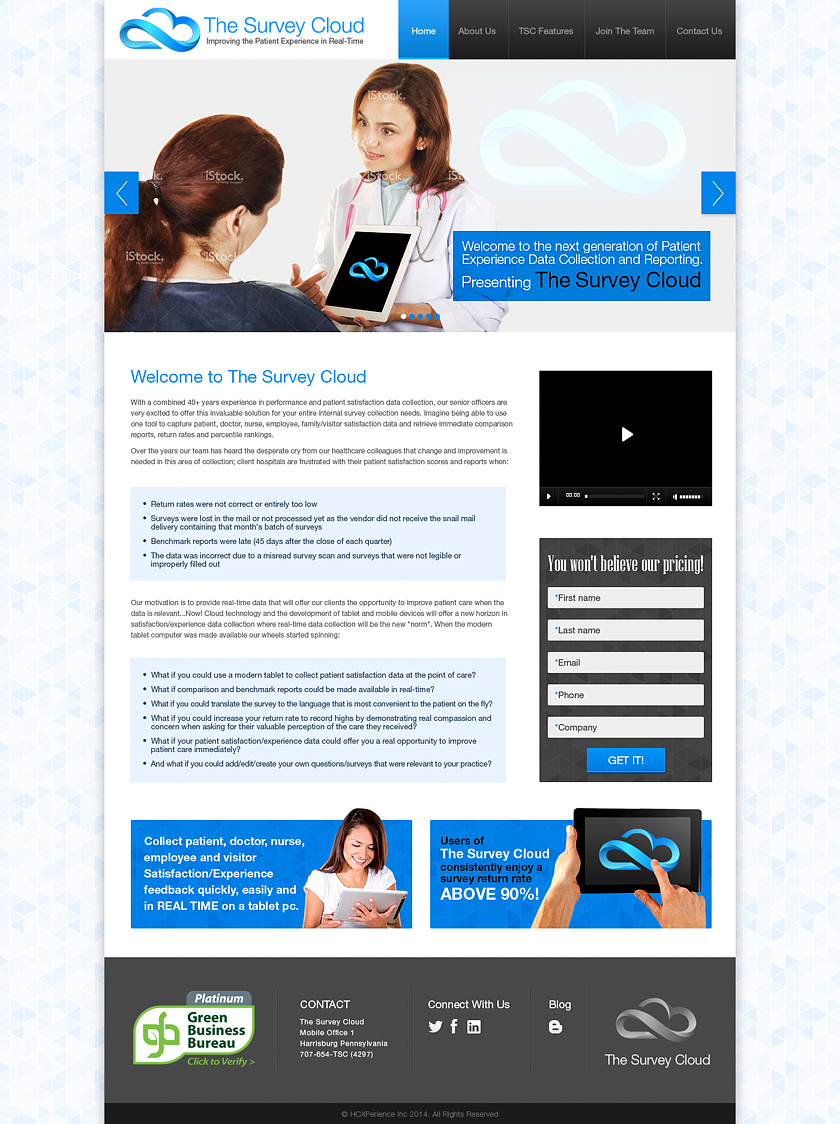 Web-Design von Latest Design Ideas für HCXperience, Inc. | Design #3137665