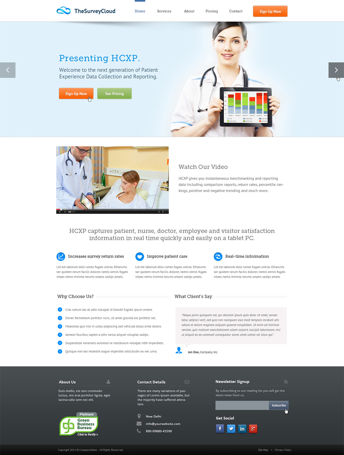 Web Design by Emmanuel for HCXperience, Inc. | Design #3107692