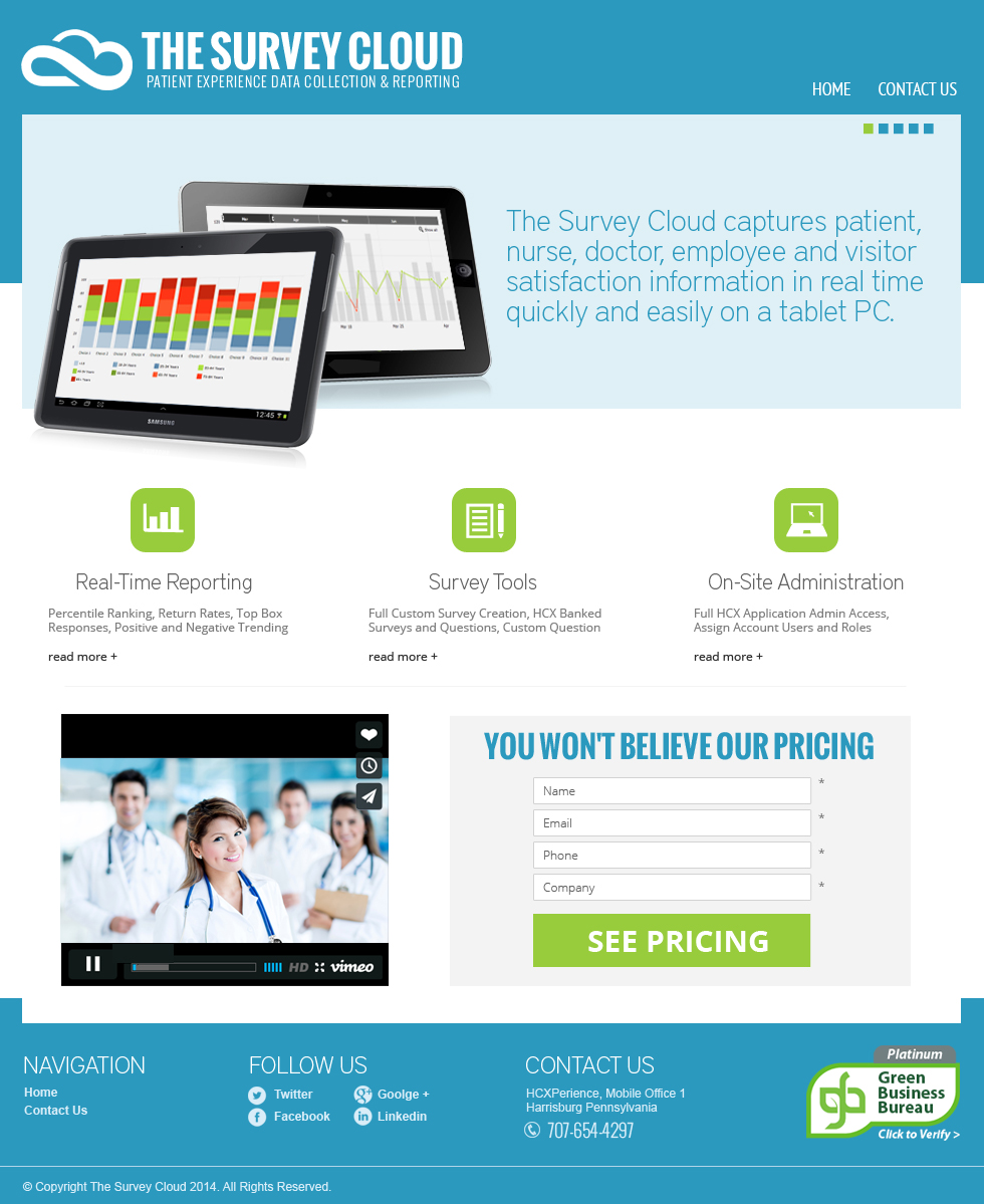 Modern, Elegant, Software Web Design for HCXperience, Inc. by jeckx2 ...