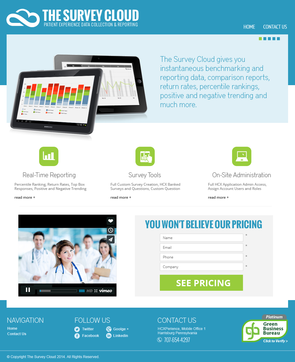 Web Design by jeckx2 for HCXperience, Inc. | Design #3193708