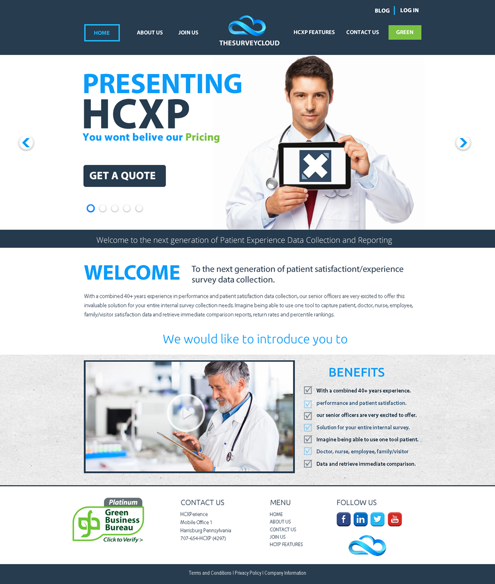 Web Design by Behriatech for HCXperience, Inc. | Design #3092447