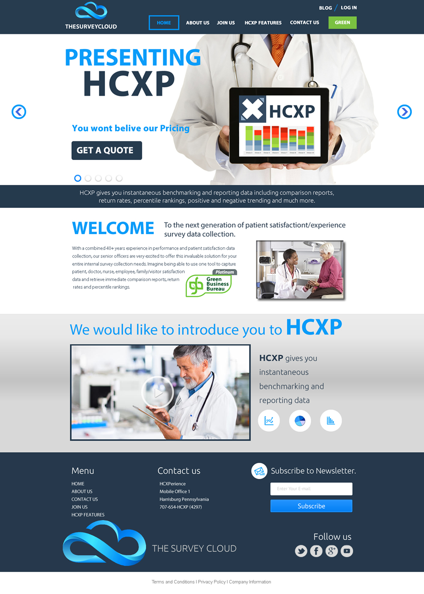 Web Design by Behriatech for HCXperience, Inc. | Design #3092643