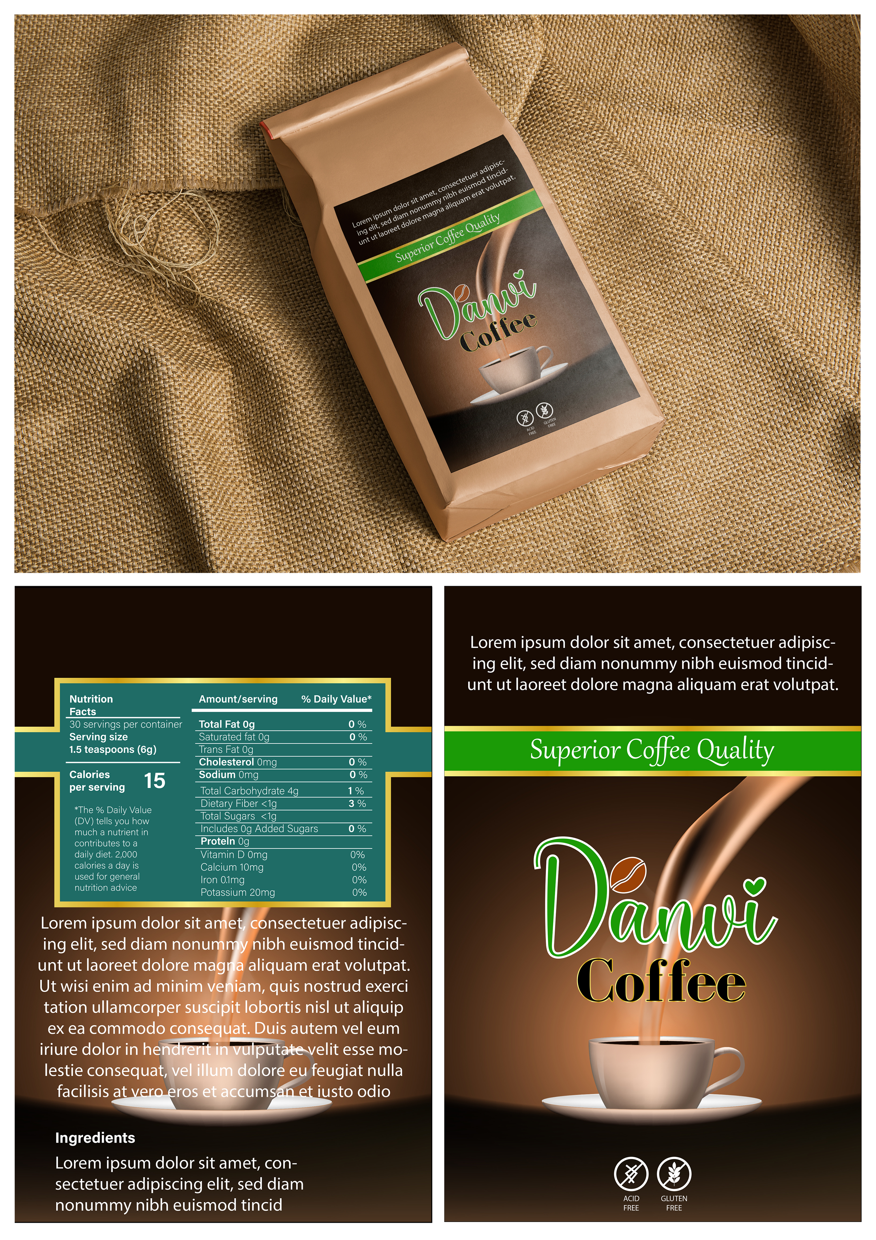 Design de Logo par sohel 14 pour Danvi Coffee Roastery BV | Design #26888760