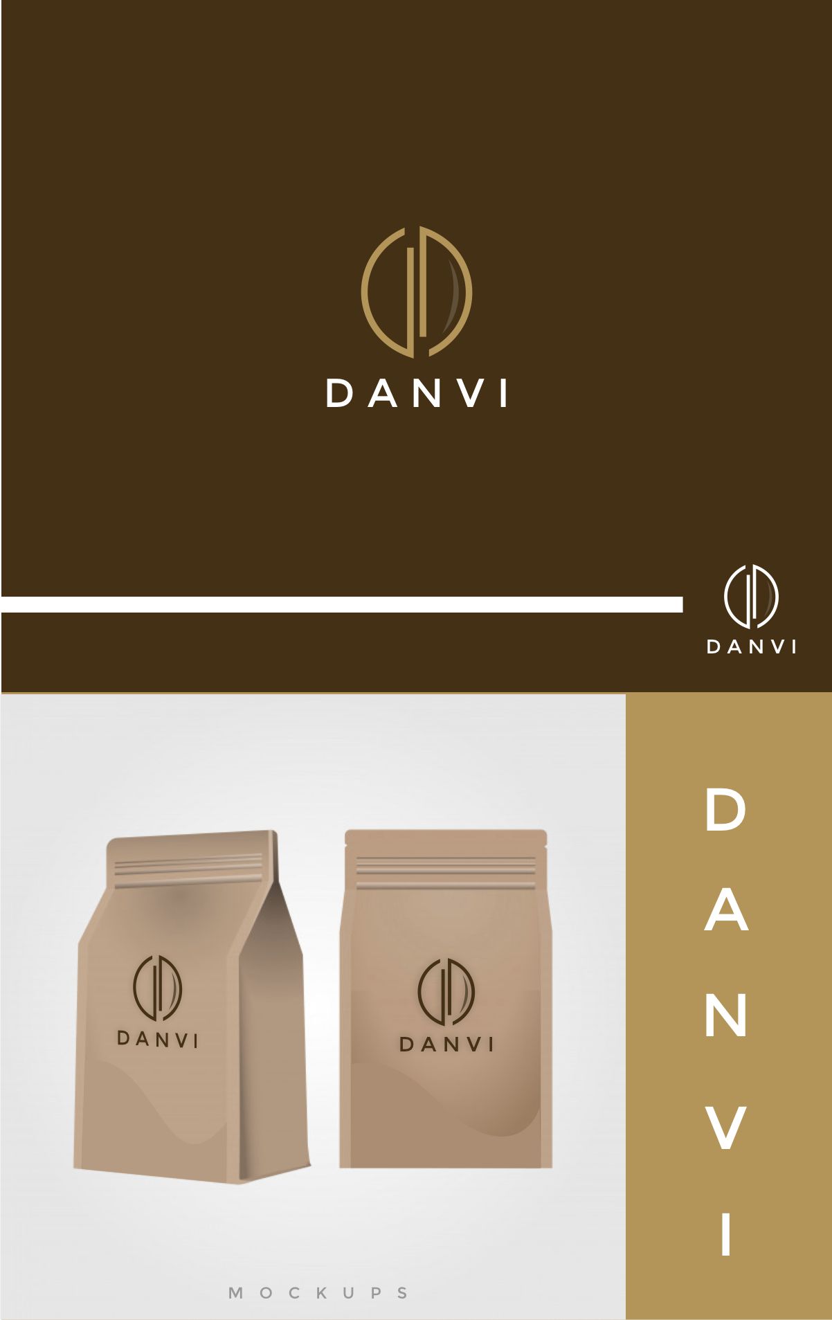 Logo-Design von Fat Bat Man für Danvi Coffee Roastery BV | Design #26856465