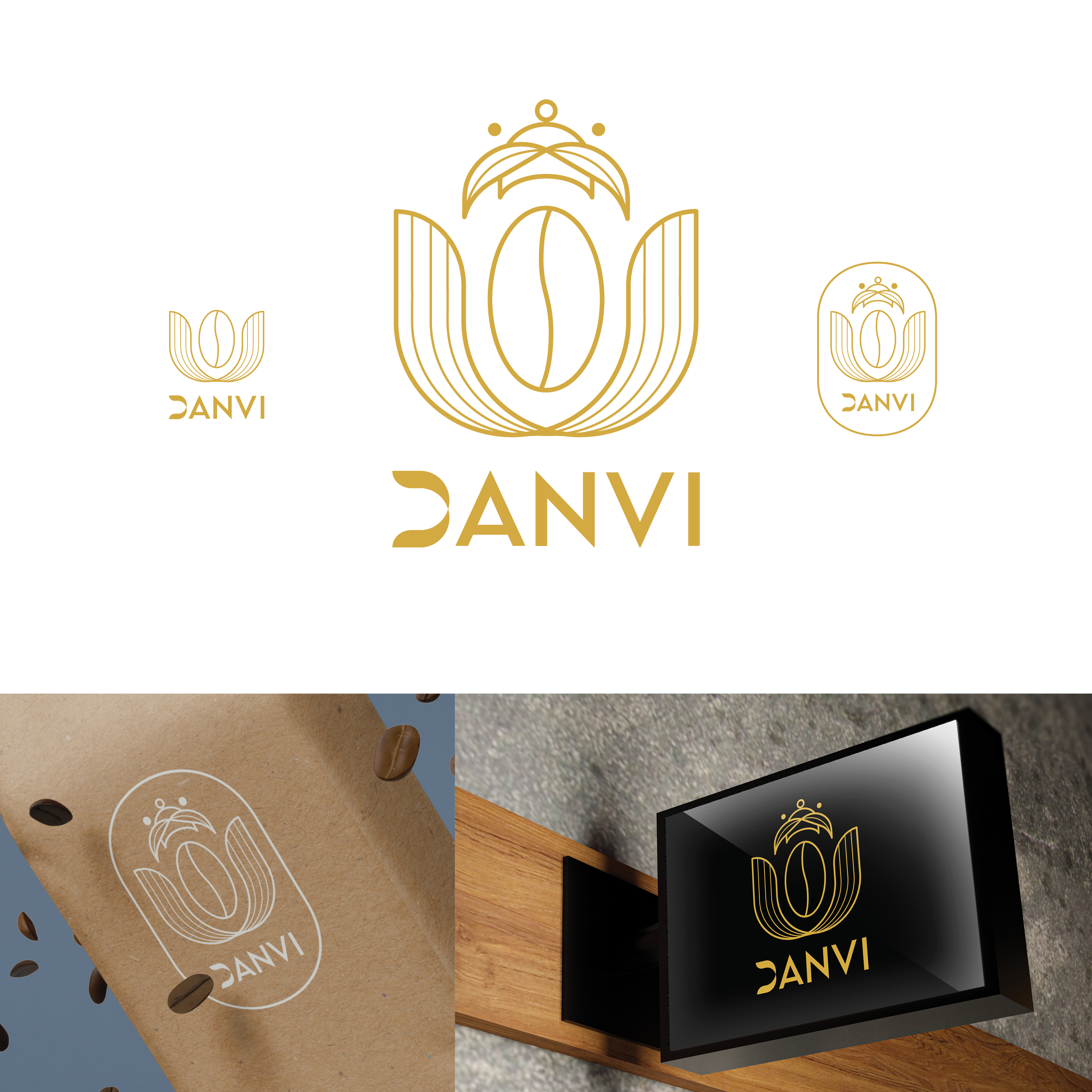Logo-Design von BB Creative für Danvi Coffee Roastery BV | Design #26892895