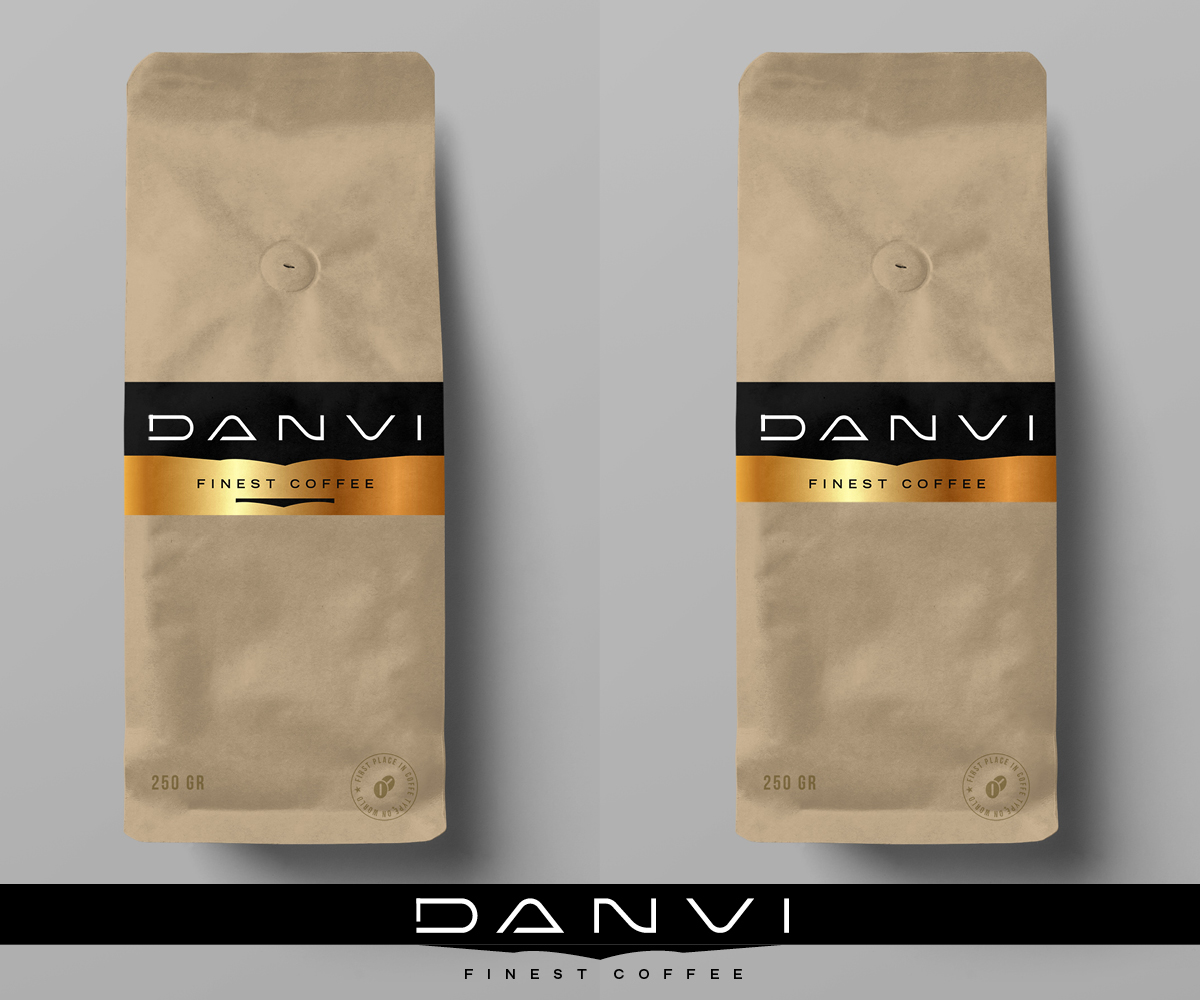 Logo Design by Bittersweet for Danvi Coffee Roastery BV | Design #26860183