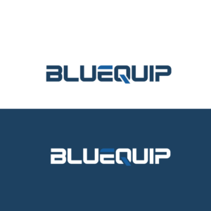 bluequip or bluquip (we would like options with and without the letter e) - Can be lower case, all in capitals or just capitals on the B and the Q - Flexible | Logo Design by Aaaron