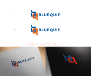 bluequip or bluquip (we would like options with and without the letter e) - Can be lower case, all in capitals or just capitals on the B and the Q - Flexible | Logo Design by Vetroff