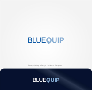 bluequip or bluquip (we would like options with and without the letter e) - Can be lower case, all in capitals or just capitals on the B and the Q - Flexible | Logo Design by Hana