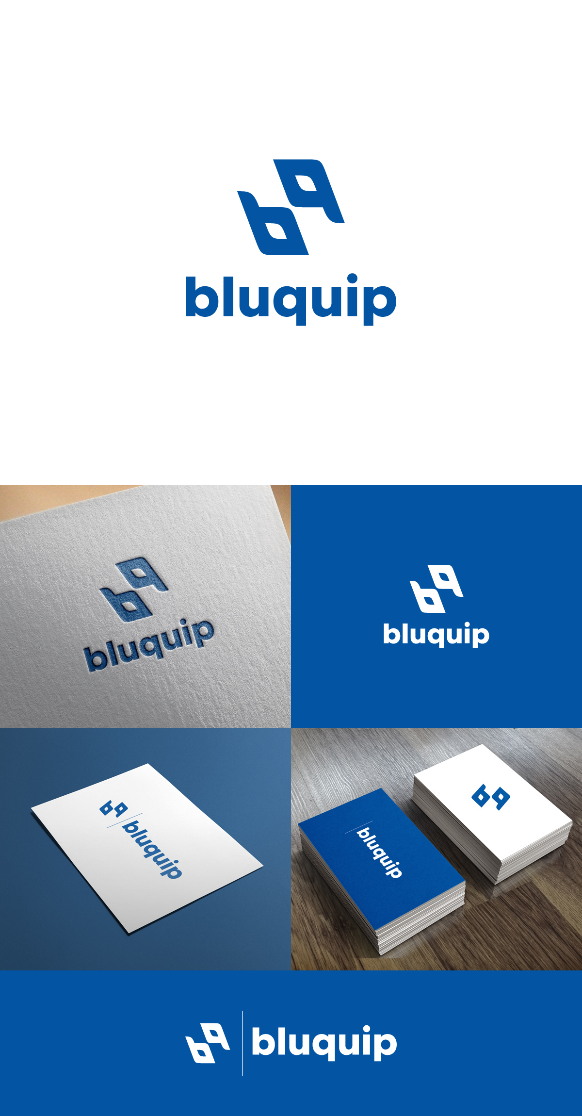 Logo Design by NineOwl for BlueQuip | Design #26861275