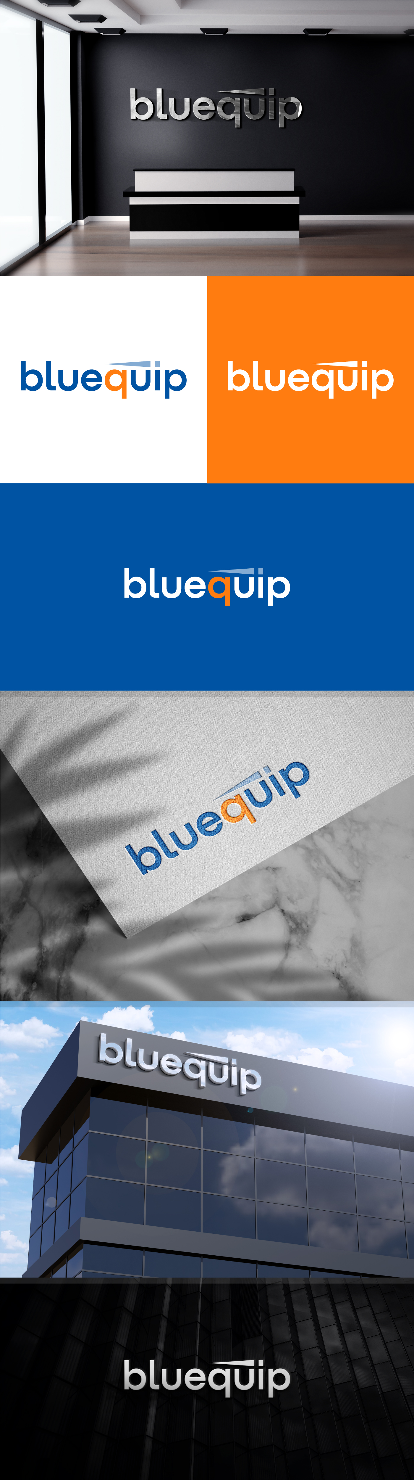 Logo Design by Xler8brain for BlueQuip | Design #26878607