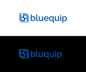 bluequip or bluquip (we would like options with and without the letter e) - Can be lower case, all in capitals or just capitals on the B and the Q - Flexible | Logo Design by Avilash