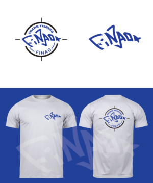 Shark FIshing Shirt Design | T-Shirt-Design von exoddinary