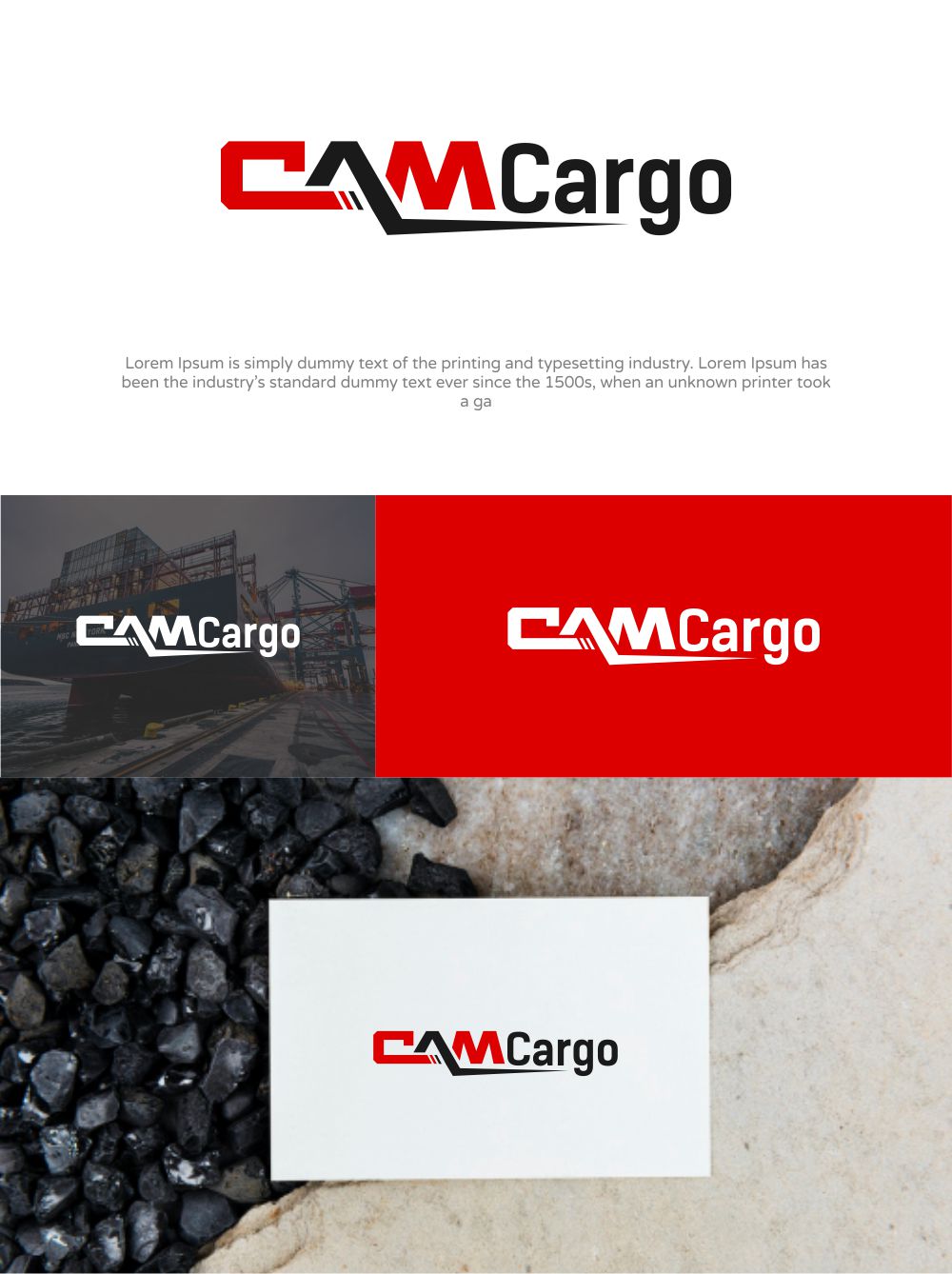 Logo Design by MX LogoArt for CAM Cargo | Design #26860021