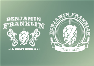 Benjamin Frankli Craft Beer | Logo Design by dsgrapiko