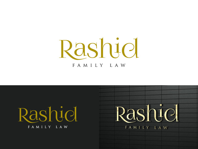 Logo Design by Cliping_path for Rashid Family Law, Legal Technician | Design #26882106