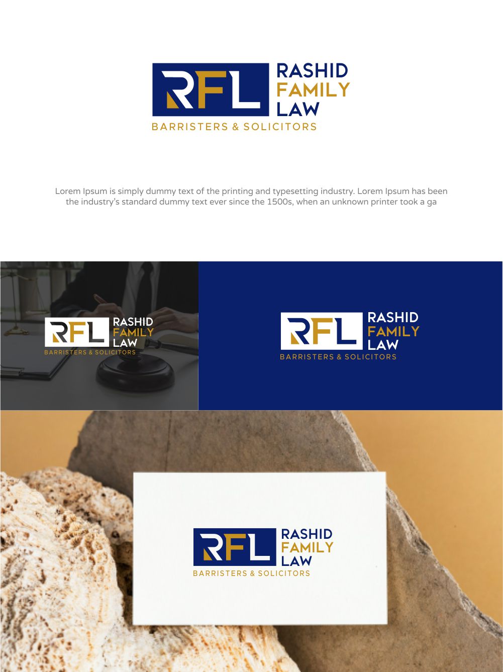 Logo Design by MX LogoArt for Rashid Family Law, Legal Technician | Design #26868675