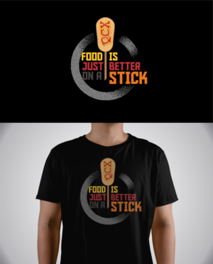 Queen City Ex Corn Dog | T-Shirt-Design von exoddinary
