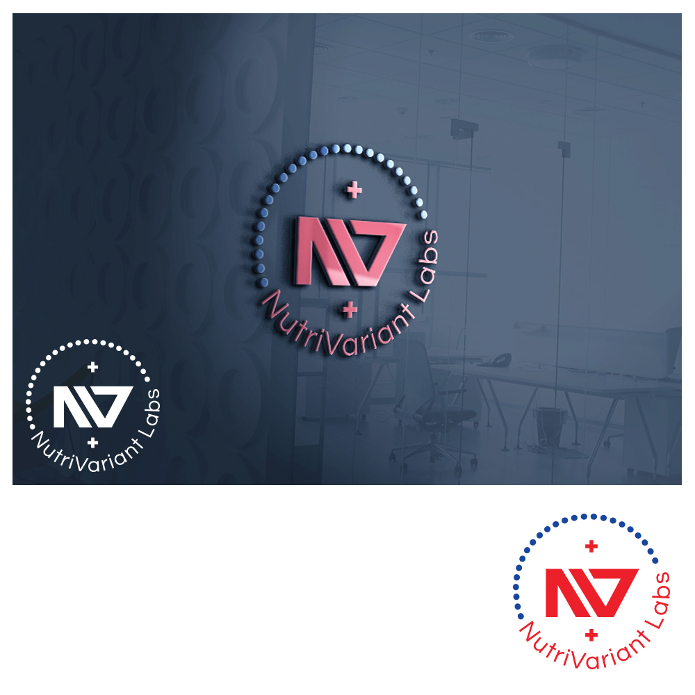 Logo Design by AL-BARAKAH for NutriVariant Labs LLC | Design #26874029