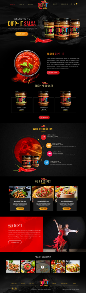 Web Design by Blue Sparrow for this project | Design: #26869512
