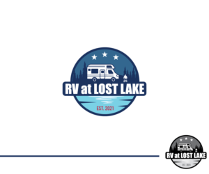 Logo Design by Fat Bat Man for RV at Lost Lake | Design: #26874794