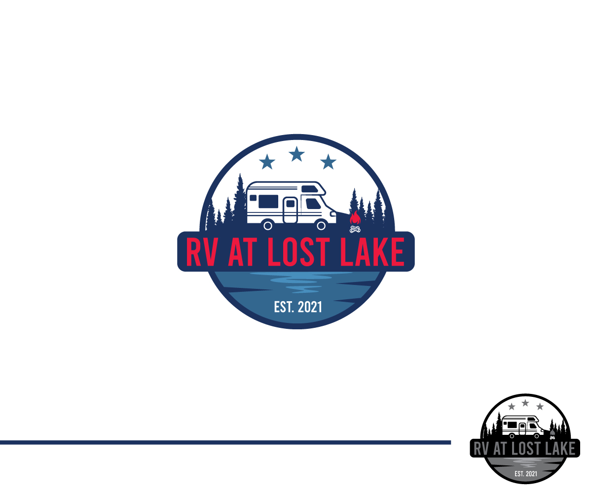 Design de Logo par Fat Bat Man pour RV at Lost Lake | Design #26879816
