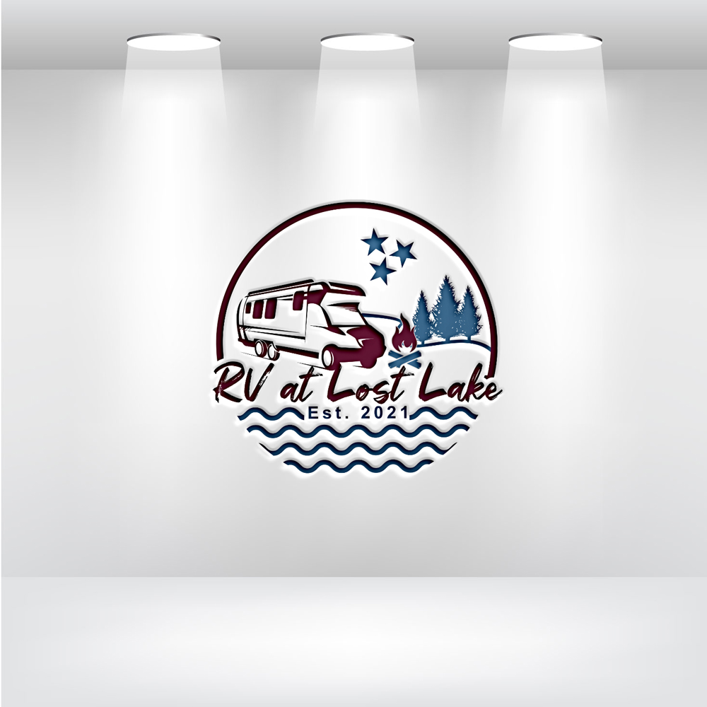 Logo Design by rainbow logos for RV at Lost Lake | Design #26879908