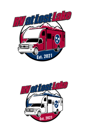 RV at Lost Lake  Est. 2021 | Logo Design by blue eye