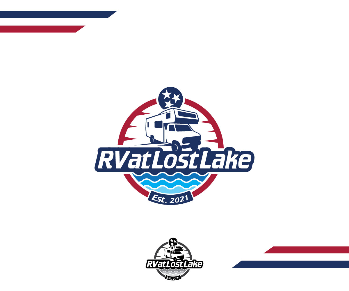 Logo Design by ecorokerz for RV at Lost Lake | Design #26870769