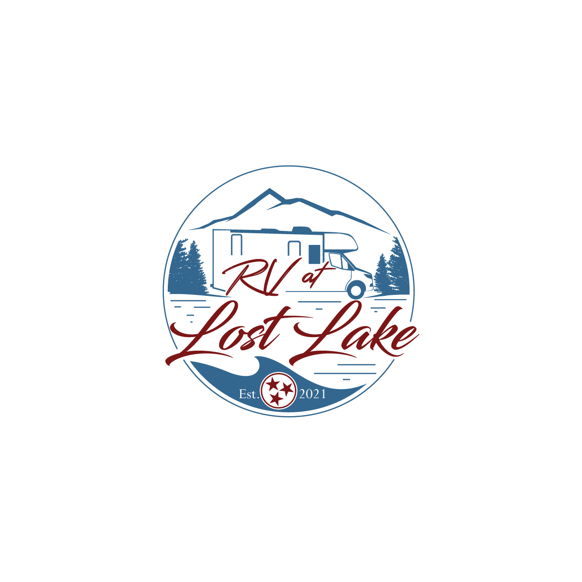 Logo Design by prodesigns99 for RV at Lost Lake | Design #26872195