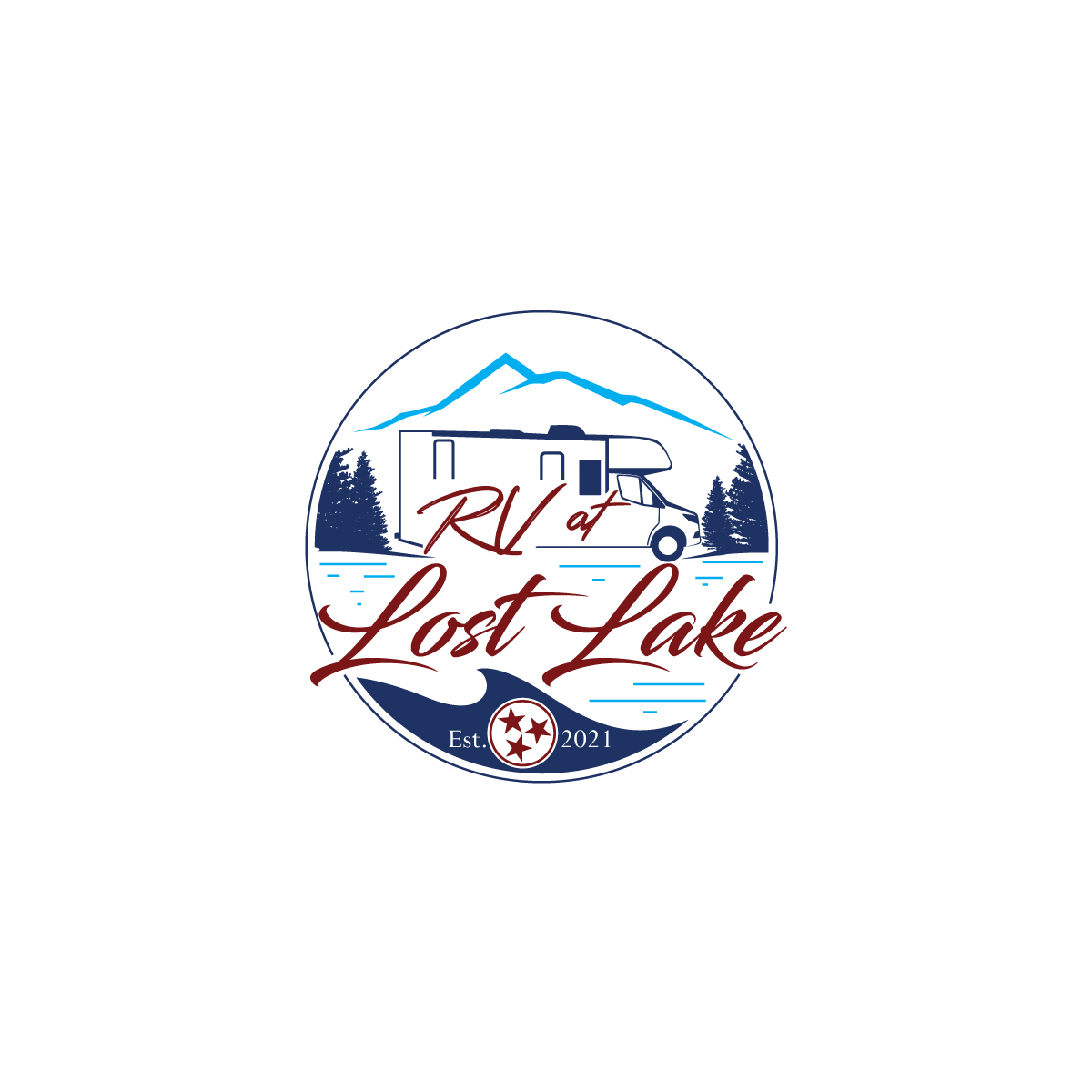 Logo Design by prodesigns99 for RV at Lost Lake | Design #26872551